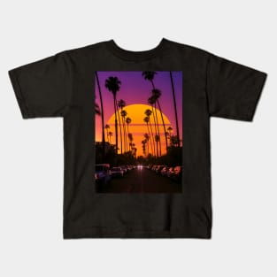 Retro sunset Kids T-Shirt